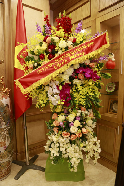 Học viện CSND vinh dự được Chủ tịch nước CHXHCN Việt Nam gửi tặng lãng hoa chúc mừng nhân ngày 20/11